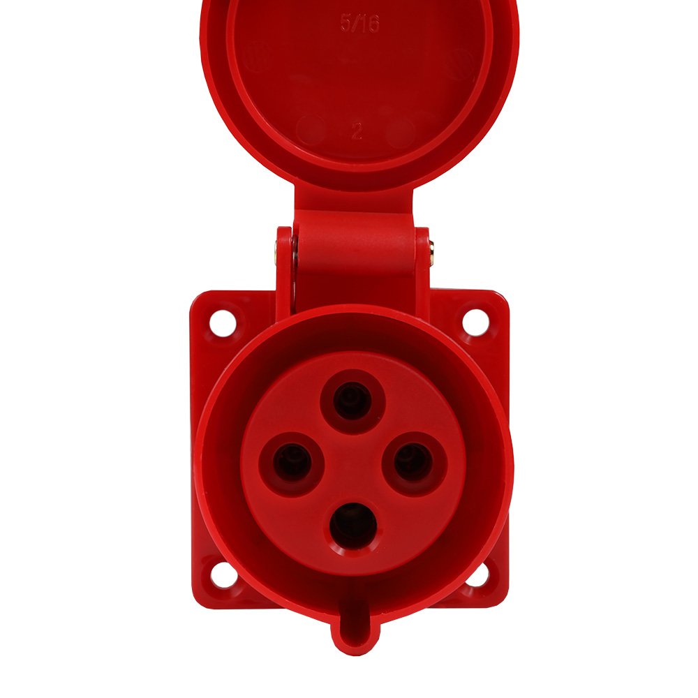 Розетка 324-32А-6h-380AC-3P+PE-IP44