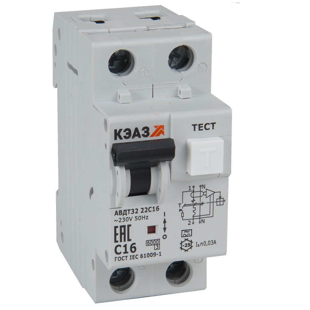 АВДТ32-22C25-A-УХЛ4 (2P, C25, 30mA)