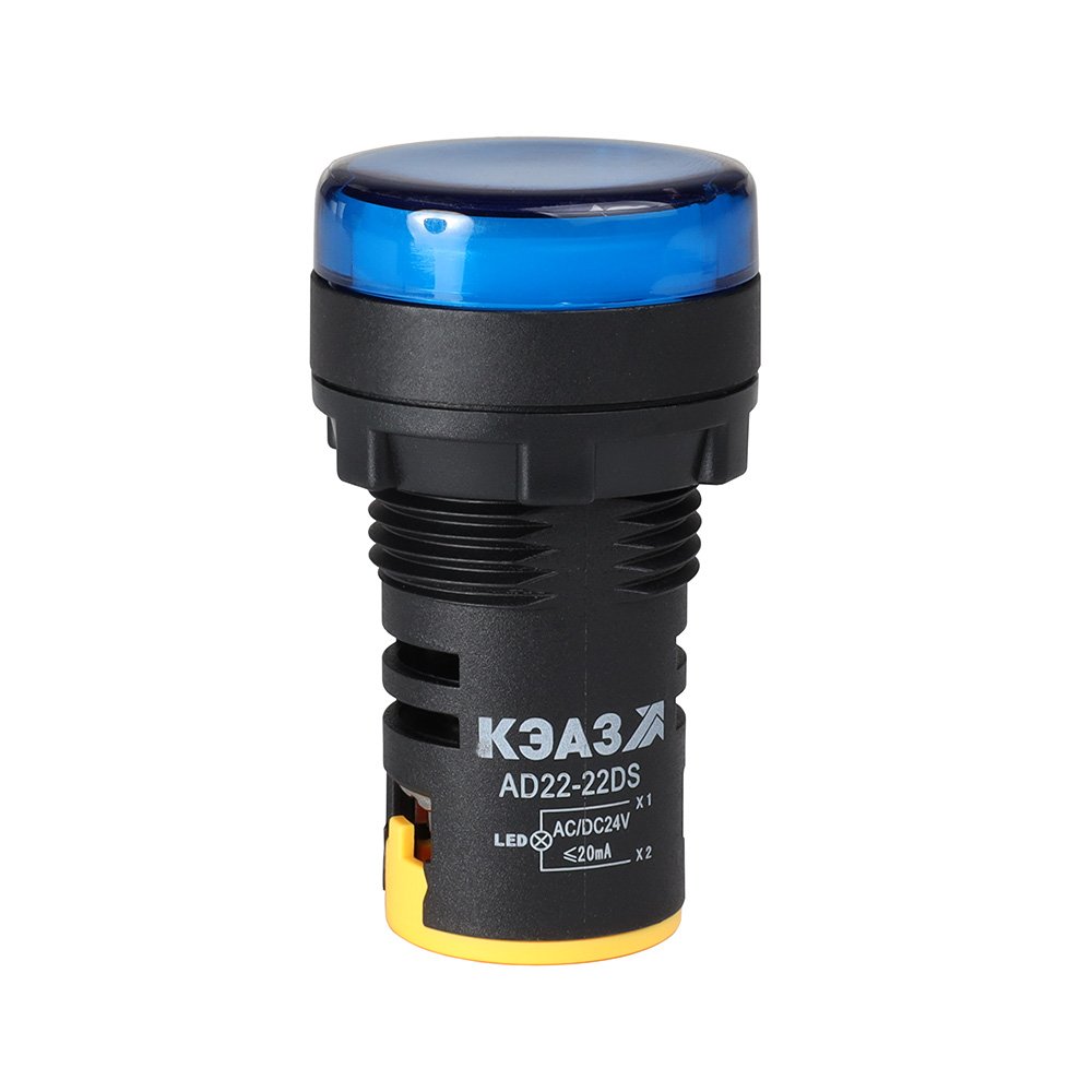 Лампа AD22DS(LED) матрица D22мм синий 230В