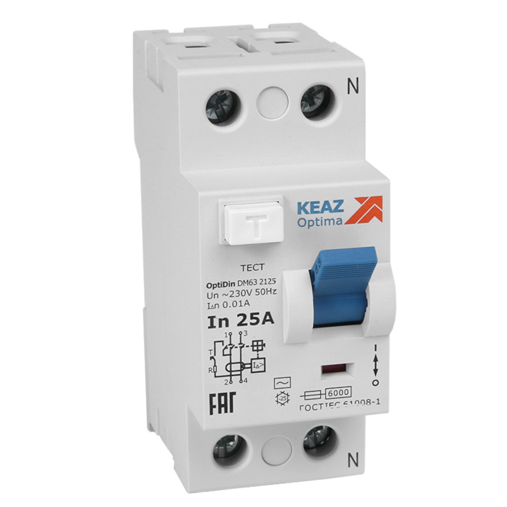 OptiDin DM63-2125-A-УХЛ4 (2P, 25, 10mA)