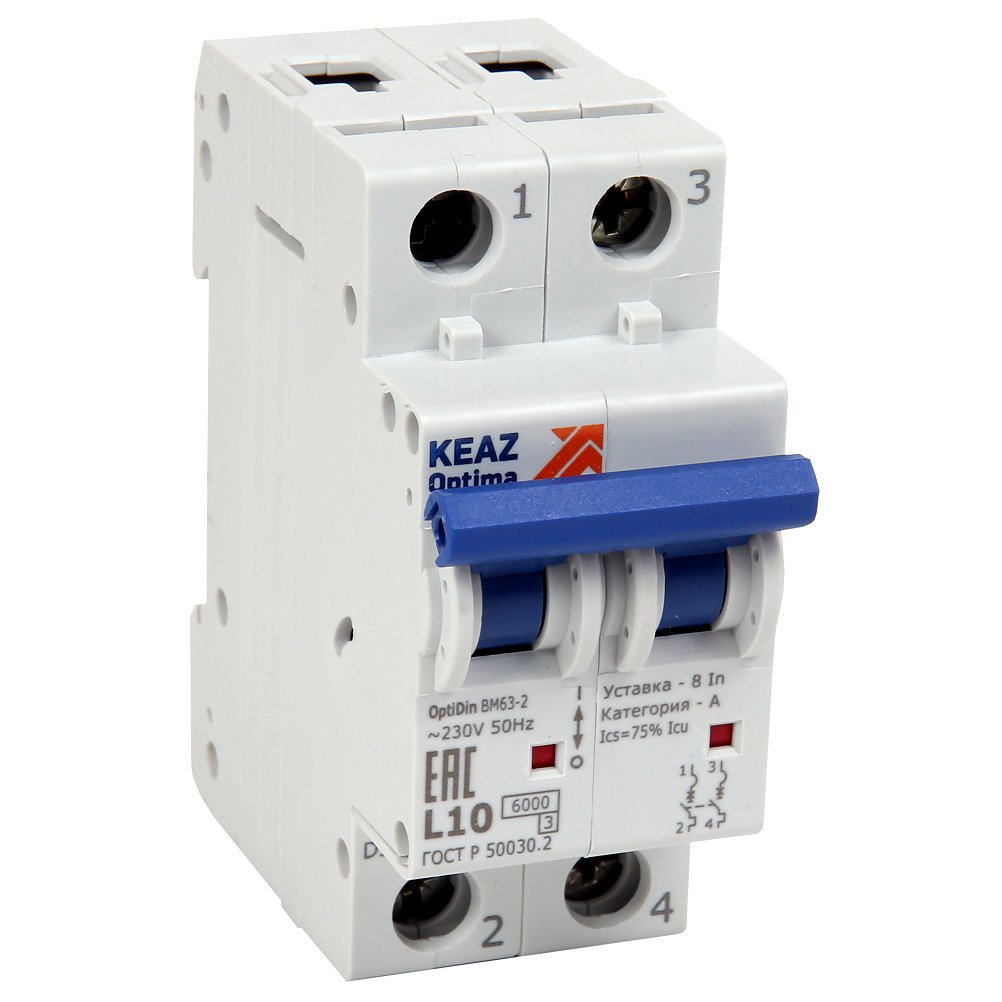 OptiDin BM63-2Z40-УХЛ3 (6кА)