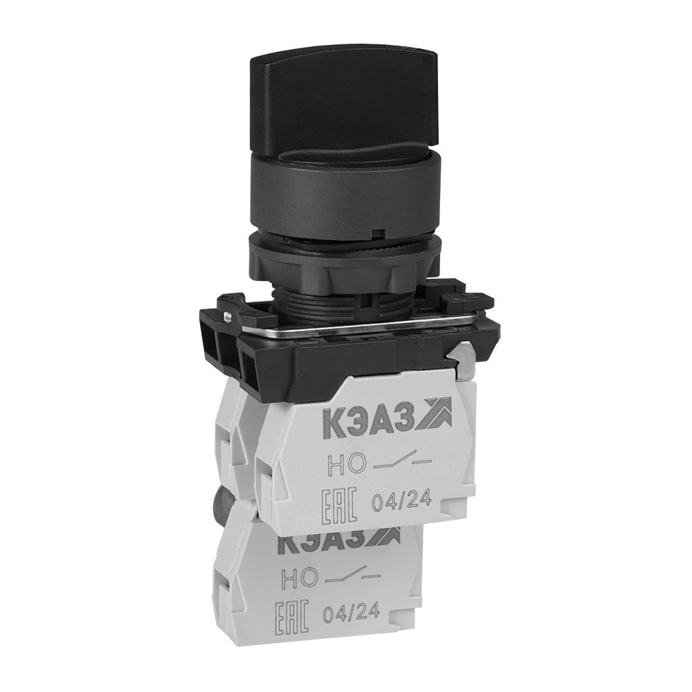 КПЕ2630Р-черный-3но+0нз-ручка-фикс-3поз-IP65