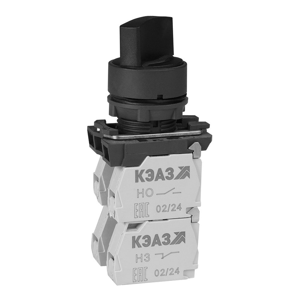 КПЕ1531Р-черный-3но+1нз-ручка-фикс-2поз-IP54