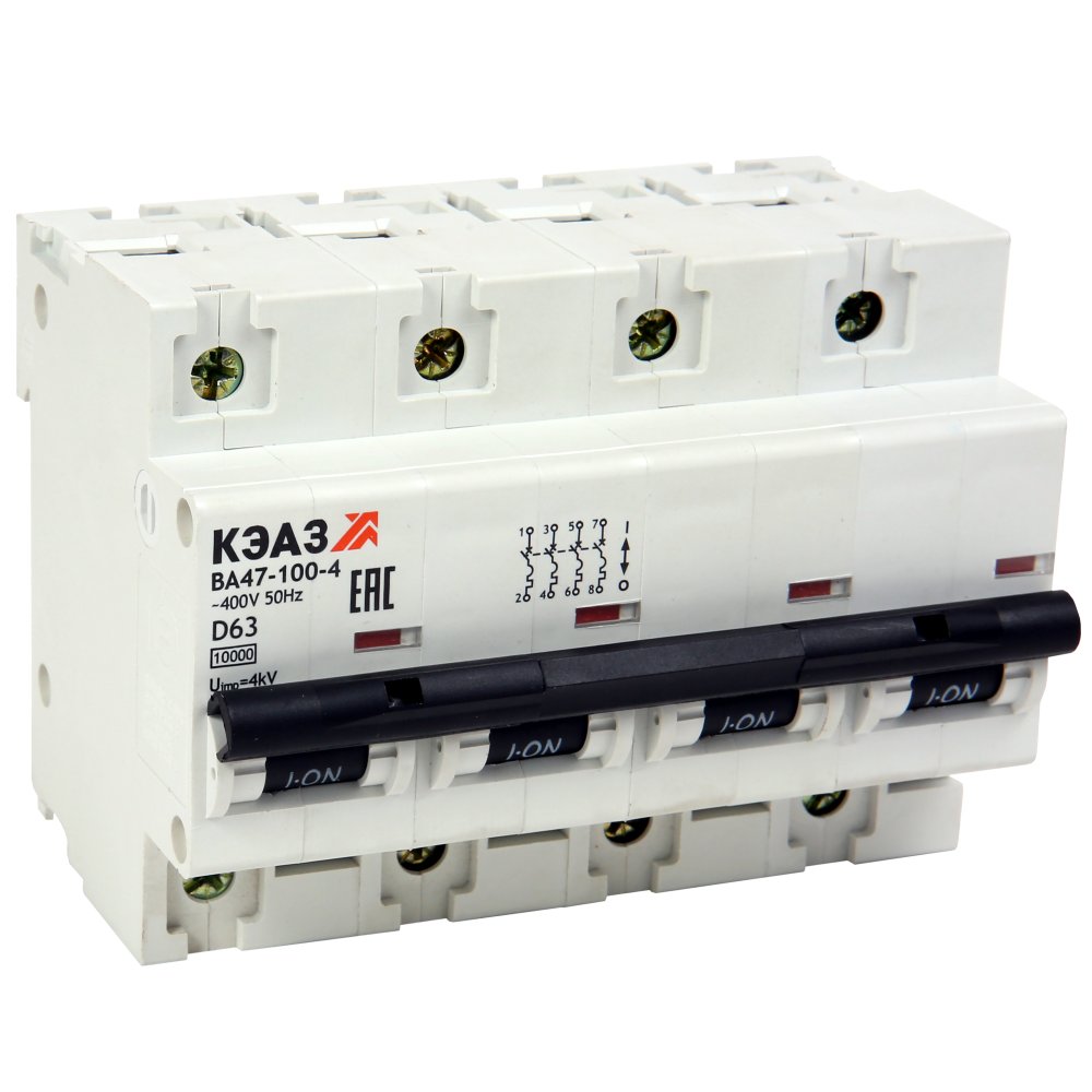 ВА47-100-4D125-УХЛ3 (10кА)