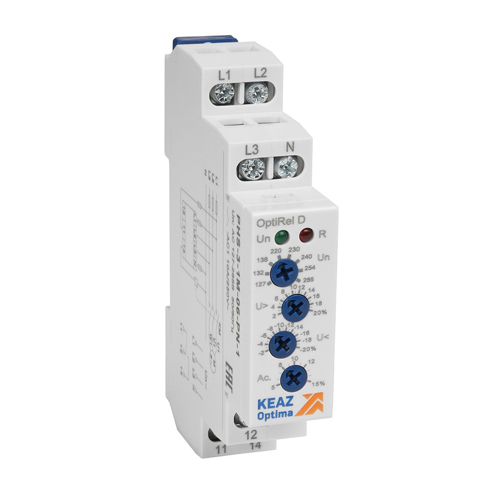 PHS-3-1M-06-PN-2 повышенного/пониженного настр асимметрии 3Ф+N 2CО