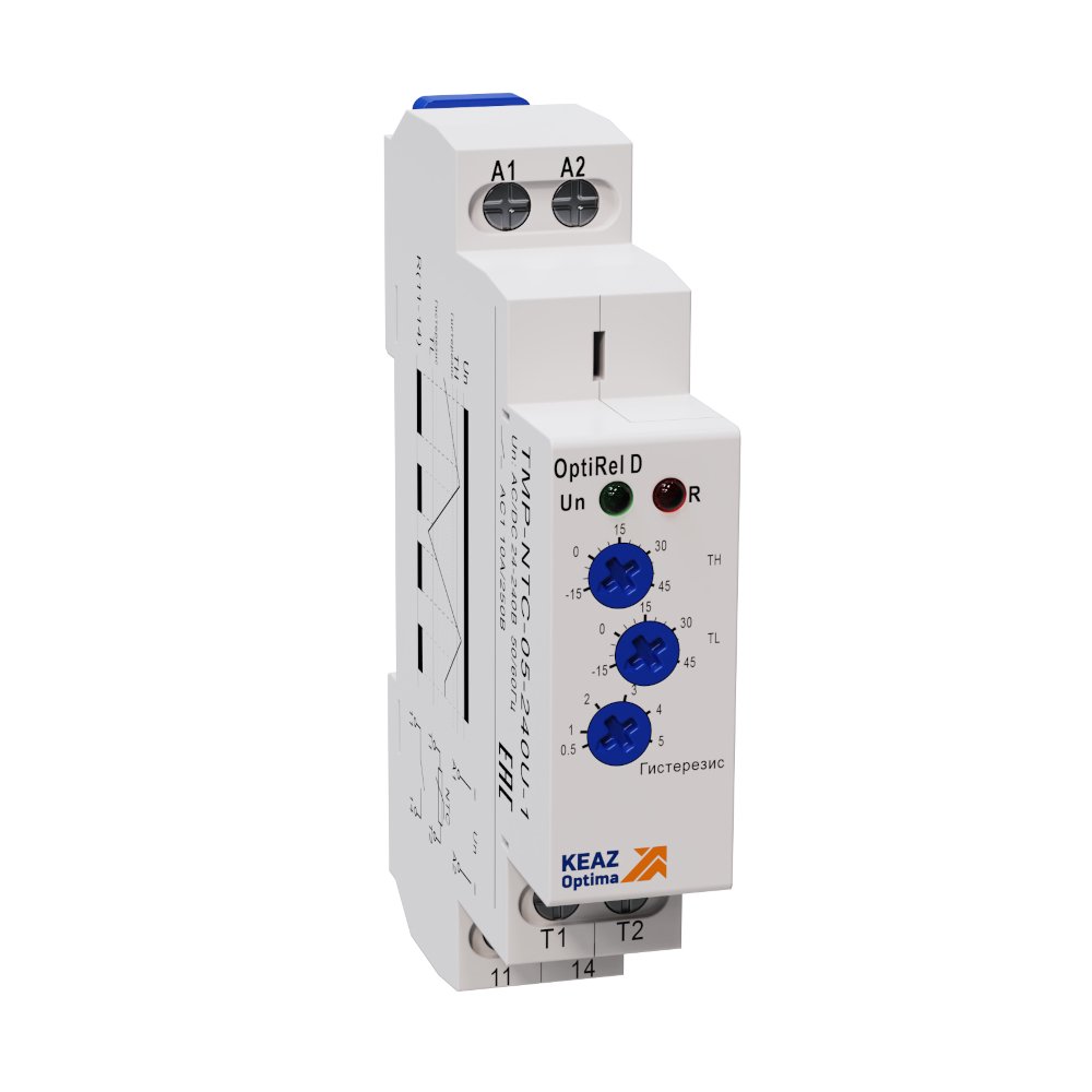 TMP-NTC-05-240U-1 с датчиком NTC 0,5м 10А 1СО 24-240АС/DC