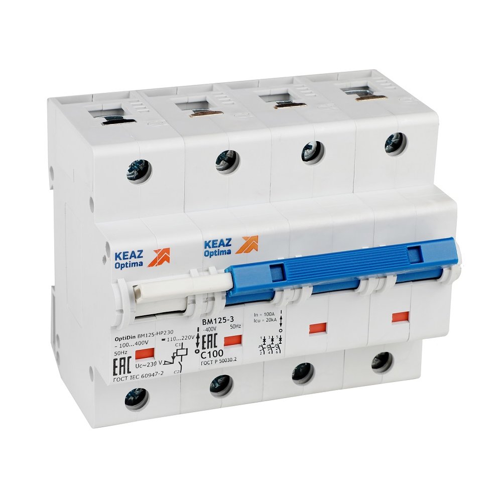 OptiDin BM125-3D100-НР-14In-УХЛ3