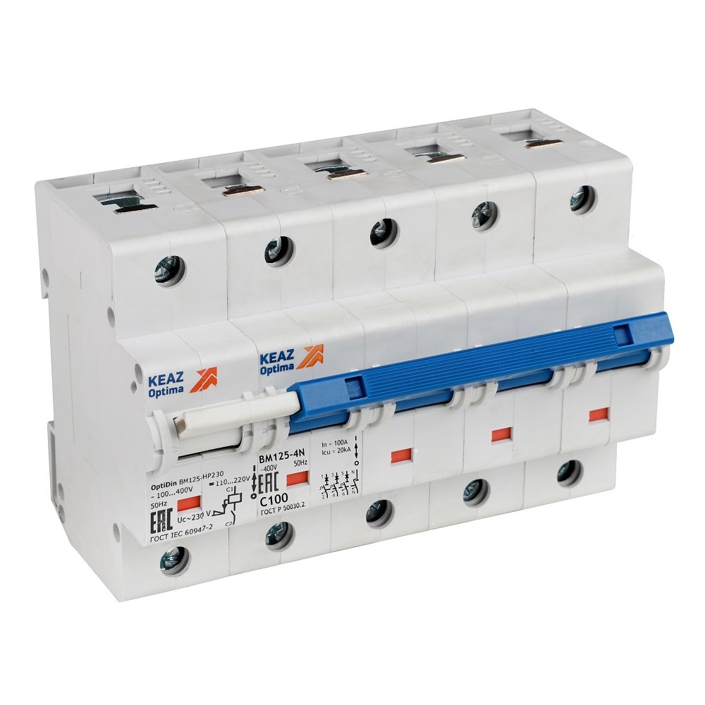 OptiDin BM125-4NC100-НР-8In-УХЛ3