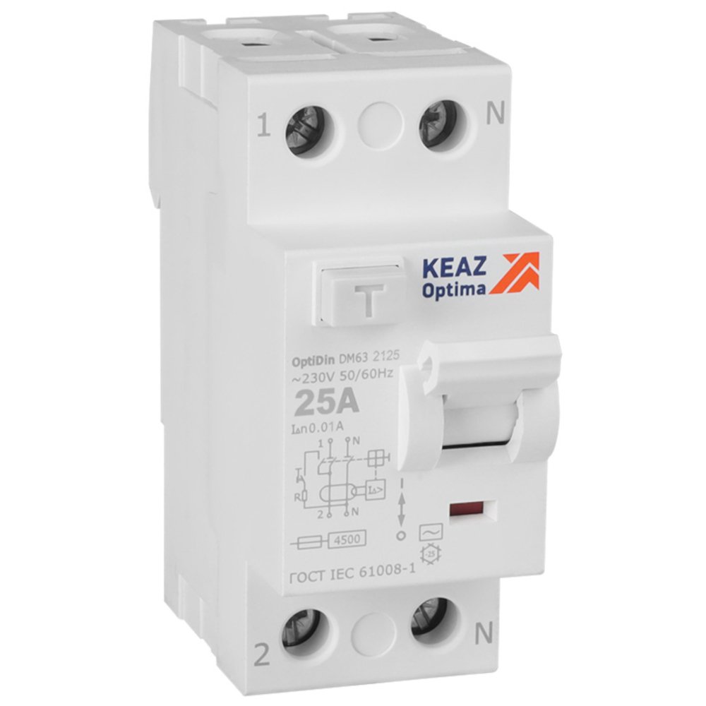 OptiDin DM63-2125-AC-4,5-УХЛ4 (2P, 25, 10mA) 