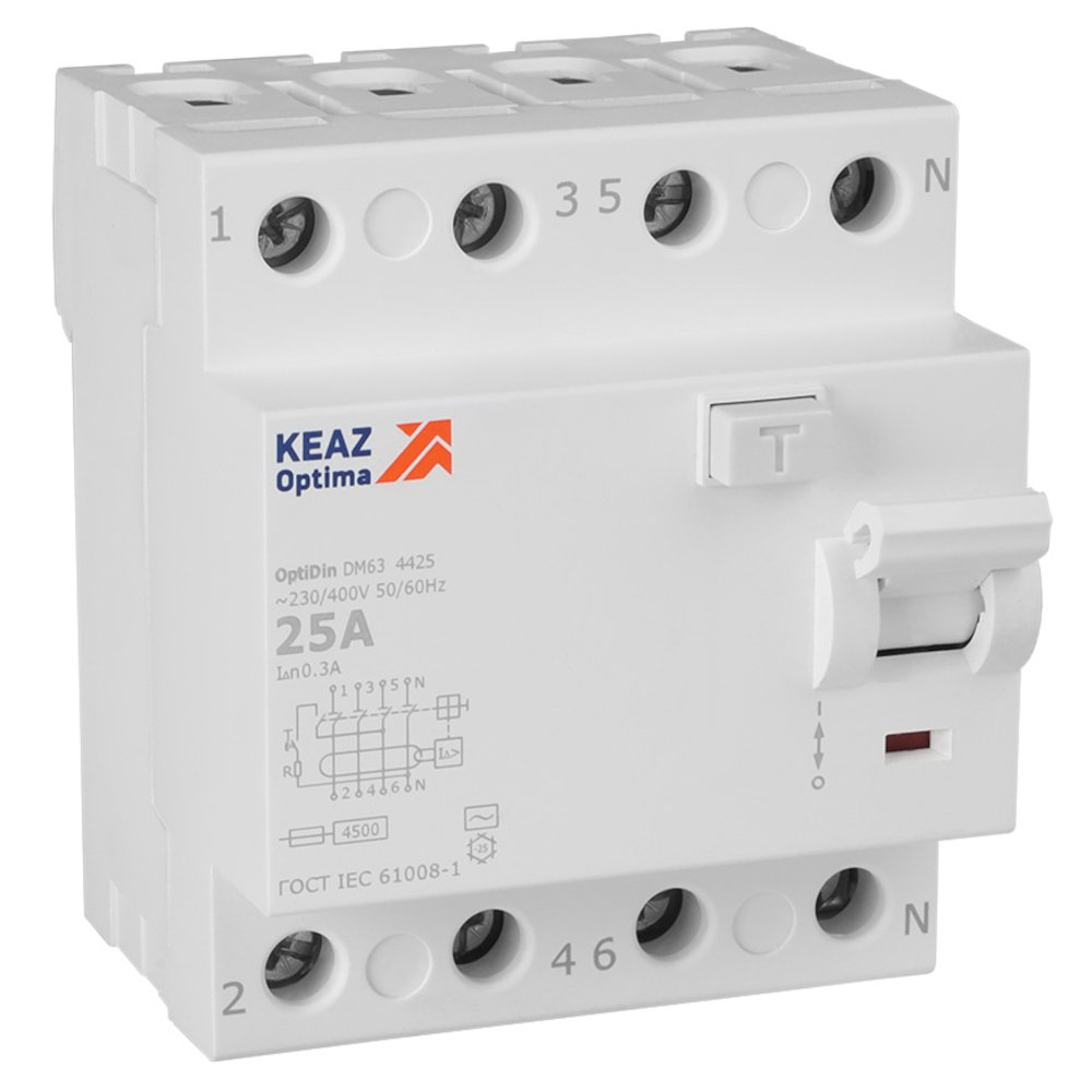 OptiDin DM63-4425-AC-4,5-УХЛ4 (4P, 25, 300mA) 