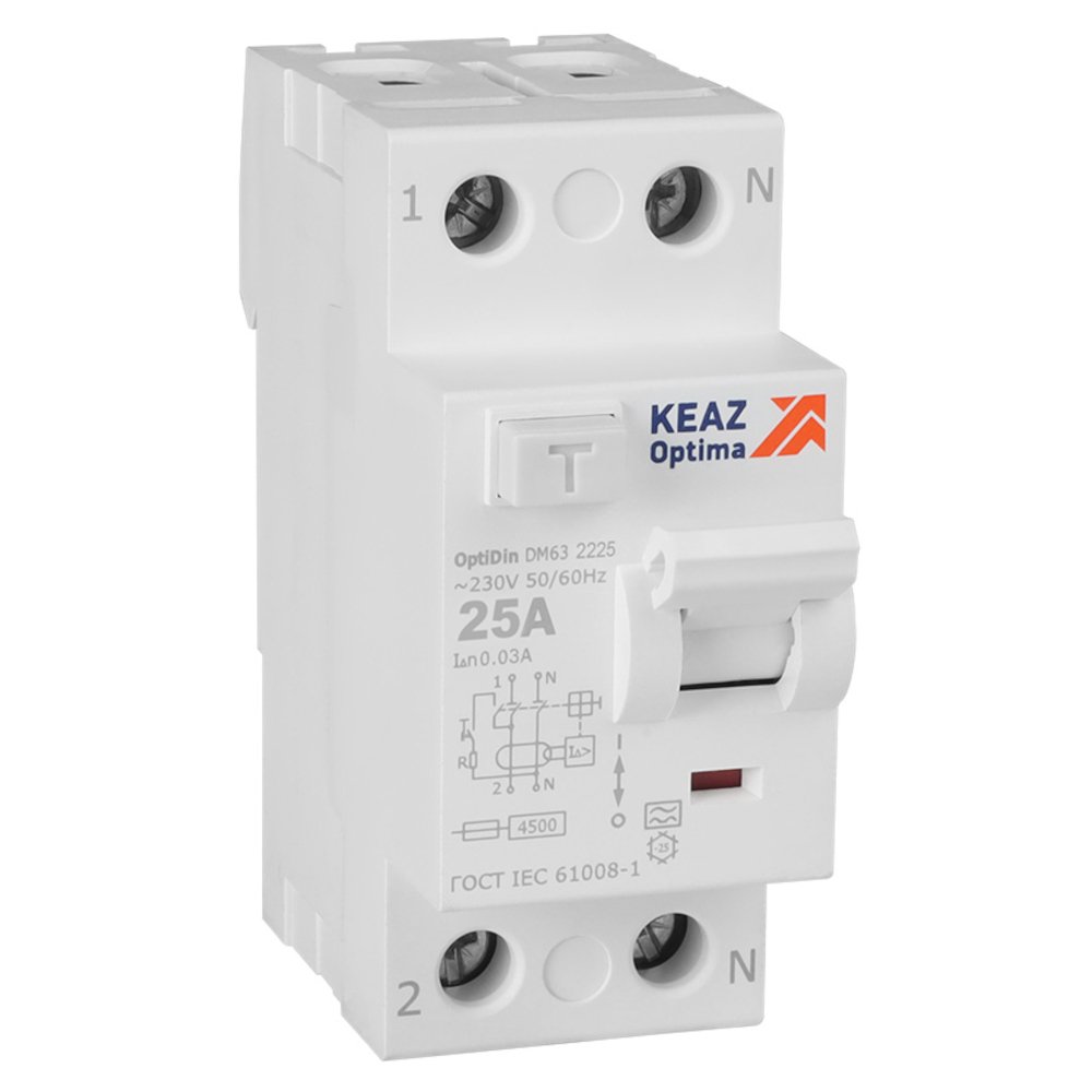 OptiDin DM63-2225-A-4,5-УХЛ4 (2P, 25, 30mA) 