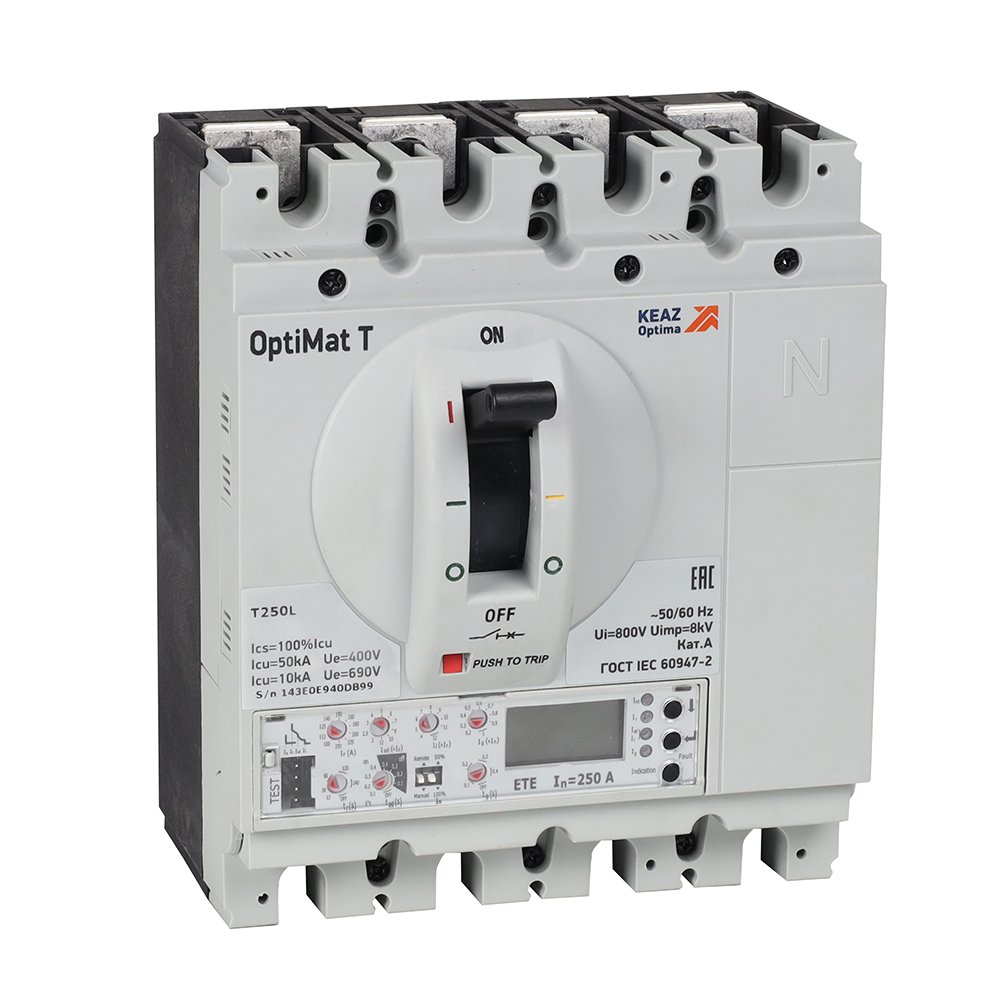 OptiMat T250V ETE-M 100A 3P