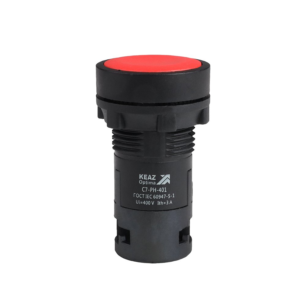 C7-PH-420 Кнопка с фиксацией красная 2НО XB7NH43