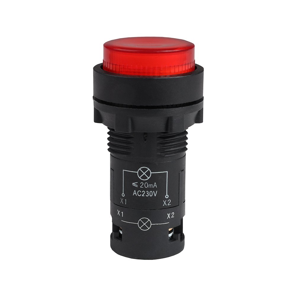 C7-PL-M401 Кнопка с подсветкой красная 1НЗ 230 В AC XB7NW34M2