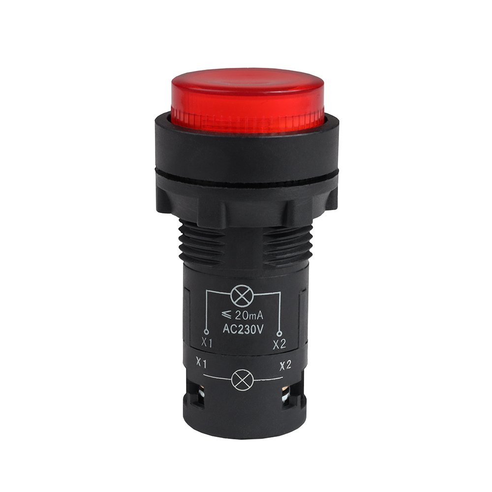C7-PL-M410 Кнопка с подсветкой красная 1НО 230 В AC XB7NW34M1