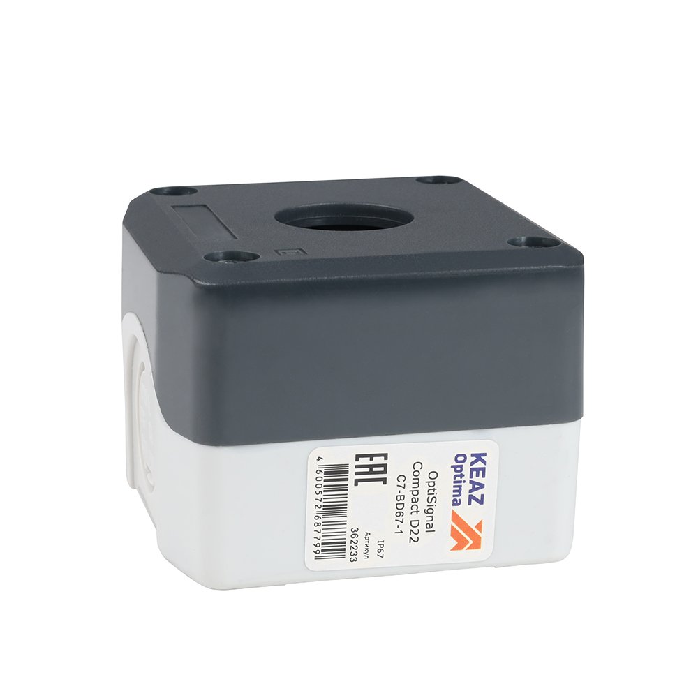 C7-BD67-1 Корпус кнопочного поста 1 отв. IP67 XALD01