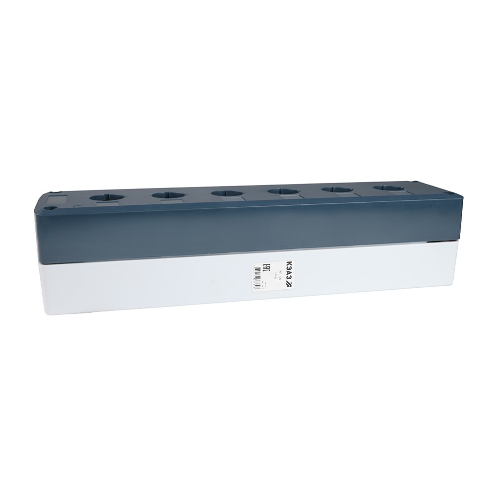 КП-106 Корпус кнопочного поста серый 6 отв. IP40