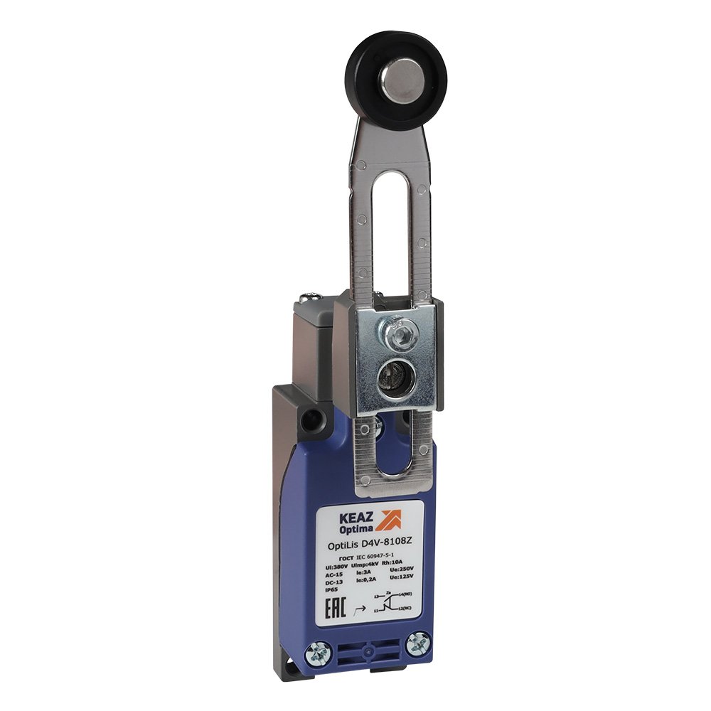 D4V-8108Z рычаг регулируемый с роликом пластиковым XCKP2145P16