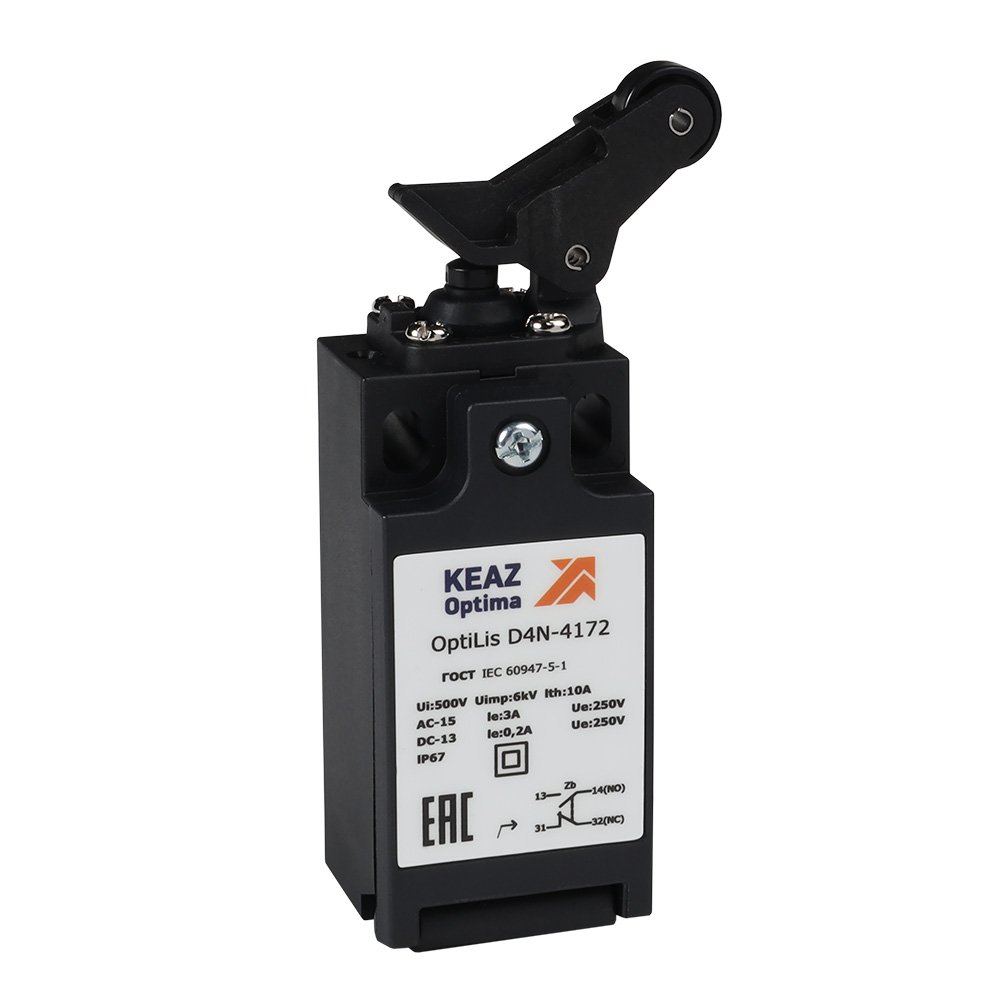 D4N-4172 рычаг роликовый вертикальное перемещение XCKN2127P20
