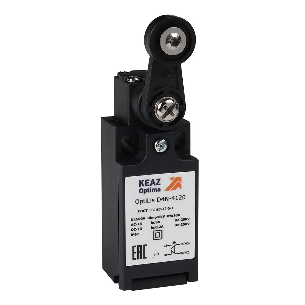 D4N-4120 рычаг пластиковый с роликом пластиковым XCKN2118P20
