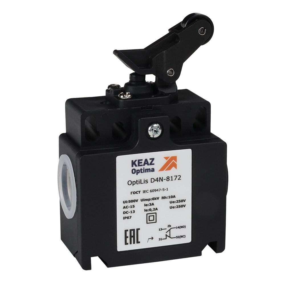 D4N-8172 рычаг роликовый вертикальное перемещение XCKT2127P16