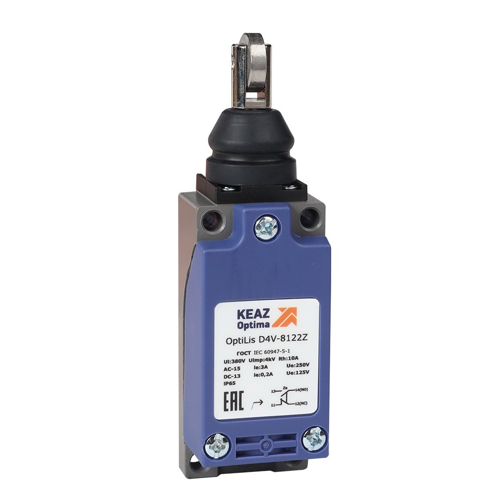 D4V-8122Z толкатель роликовый поперечный металлический XCKP2103P16